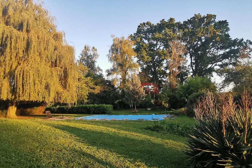 La Villa Du Lac A Mesnil Saint Pere Kültér fotó